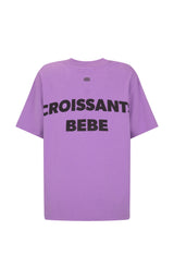 Croissants Bebe Tee Washed Violet