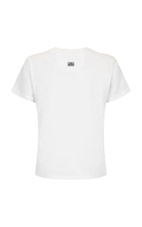 Bisous Baby Tee Warm White