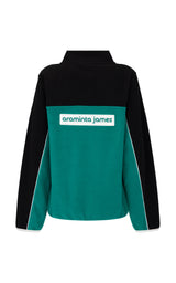 Velo Fleece Jumper Ocean Green