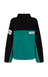 Velo Fleece Jumper Ocean Green