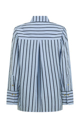 AJ Crest Palermo Shirt Sea Blue