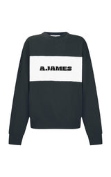 A James Sweatshirt Washed Black