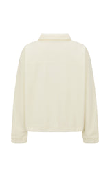 Sherpa Zip Through Jacket Coconut
