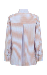 AJJA Stripe Shirt Lavender