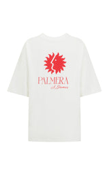 Palmera Oversized Sun Tee Warm White