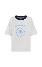Speedway Oversized Tee Snow