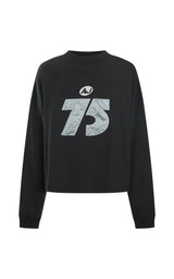 Daytona Long Sleeve Top Washed Black