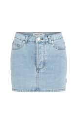 Summa Denim Skirt Washed Blue