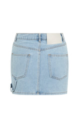 Summa Denim Skirt Washed Blue