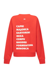 Cin Cin Sweatshirt Coral