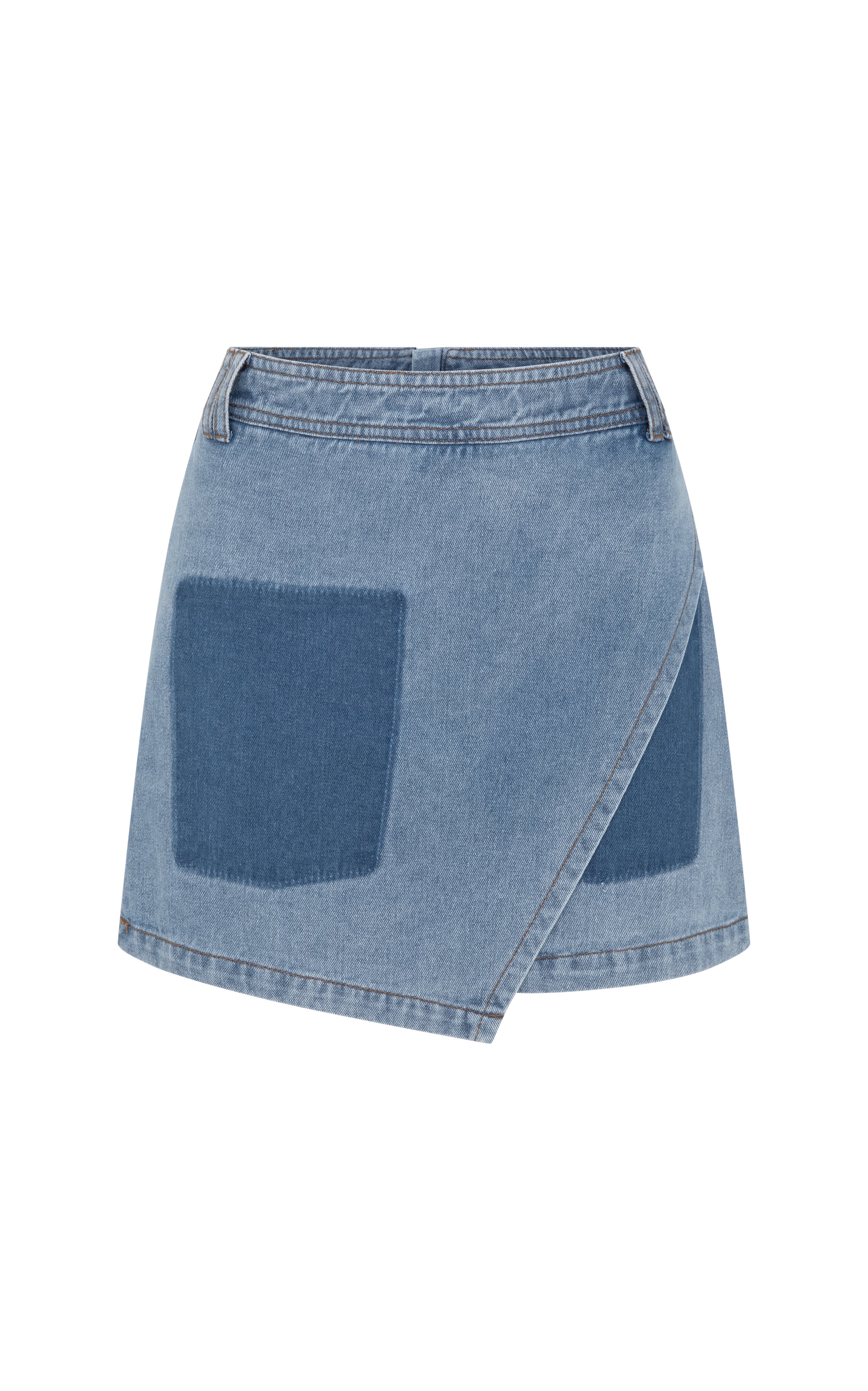 Dee Denim Skirt Denim Blue – Araminta James