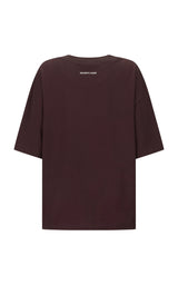 Waves Oversized Tee Chocolate
