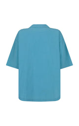 AJ Retro Stripe Shirt Sea Blue