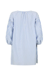 AJ Stripe Dress Sky Blue