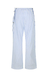 AJ Stripe Pant Sky Blue