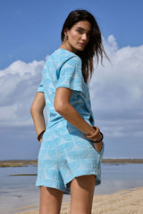 Sunnyside Terry Short Sky Blue