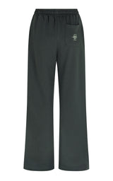 Snap Hem Trackpant Washed Black