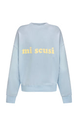 Mi Scusi Sweatshirt Washed Glacier