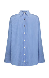 Libby Stripe Shirt Sky Blue Stripe