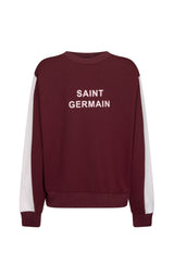 Saint Germain Knit Sweatshirt Red Wine