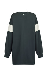 94 V-Neck Sweater Dress Noir