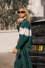 GT Rugby Long Sleeve Polo Shirt Forest