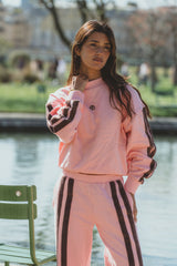 AJ Logo Sweatshirt Rose Quartz