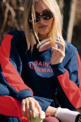 Saint Germain Knit Sweatshirt Caviar Blue