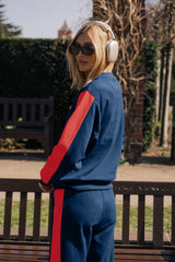 Saint Germain Knit Sweatshirt Caviar Blue