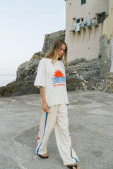 Tropiques Oversized Tee Warm White