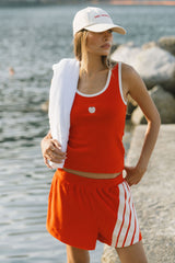 Tropiques Terry Short Apple Red