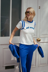 Mi Scusi Baby Tee Warm White