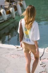 Banana Oversized Tee Snow