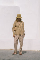 AJ Twill Pant Beige