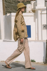 AJ Twill Pant Beige