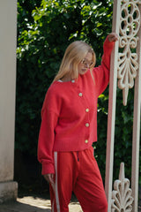 Aime Cardigan Coral