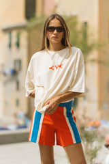 Lobster Oversized Tee Natural