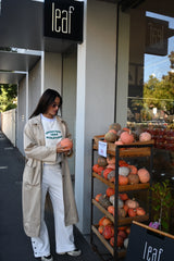 Snap Hem Trackpant Coconut