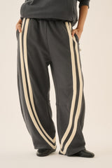 Barrel Trackpant Washed Black - Pre Order Dispatching Mid August