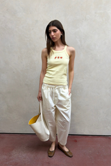 AJ Barrel Pant Coconut