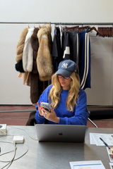 A James Sweatshirt Cobalt Blue