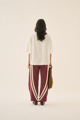 Barrel Trackpant Burgundy - Pre Order