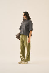 Barrel Trackpant Olive Green - Pre Order