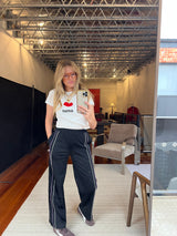 Bisous Baby Tee Warm White