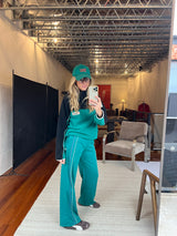 Grace Trackpant Ocean Green