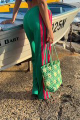 Corfu Terry Pant Emerald Green