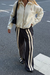 Sherpa Zip Through Jacket Coconut