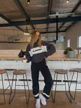 A James Sweatshirt Washed Black