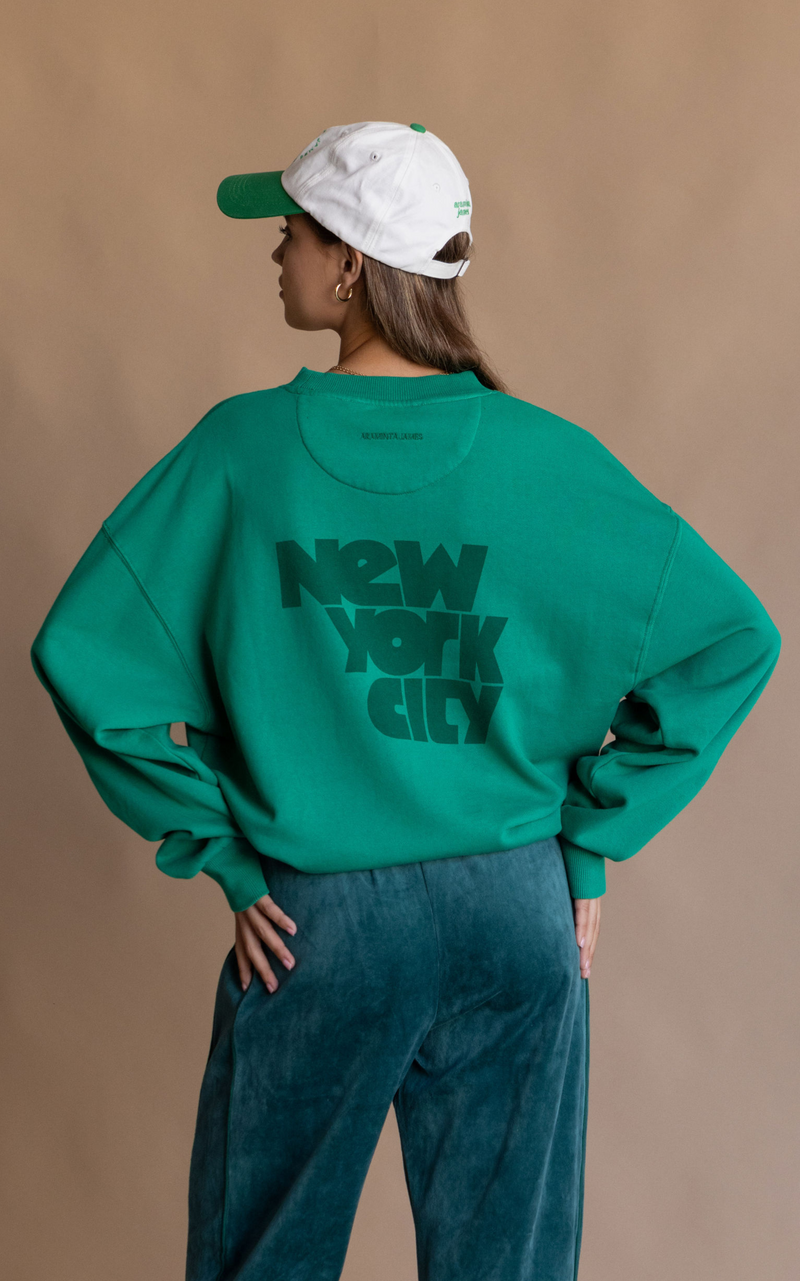 NYC Sweatshirt Washed Ivy