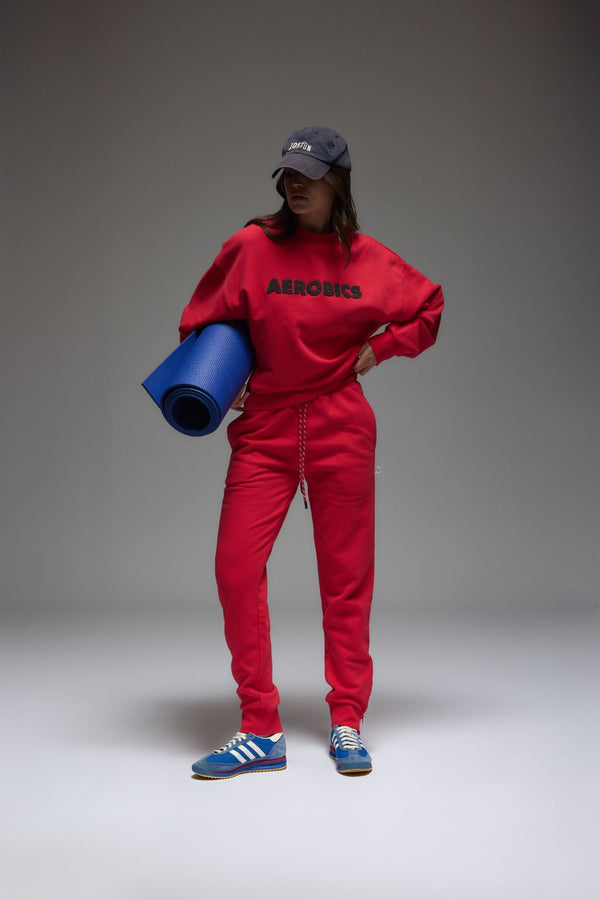 Aerobics Sweatshirt Tulip Red